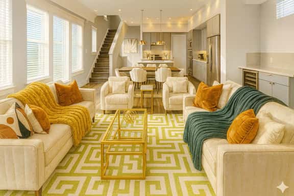 Summer Solace Lounge | 3-Story Galleria Home - Image 1